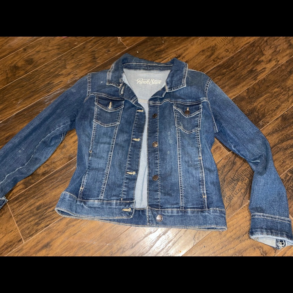 Old navy “rockstar” denim jacket